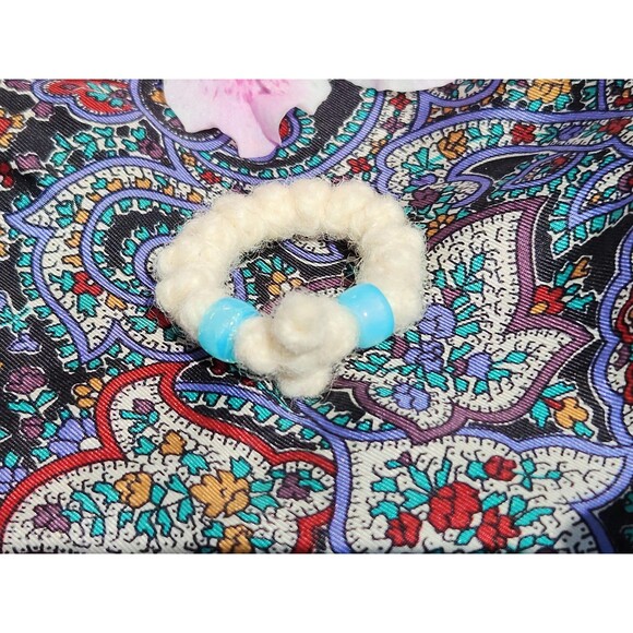 Handmade Mini Chotki Finger Prayer Rope 12 Knot Shetland Wool Orthodox Christian - Picture 4 of 5